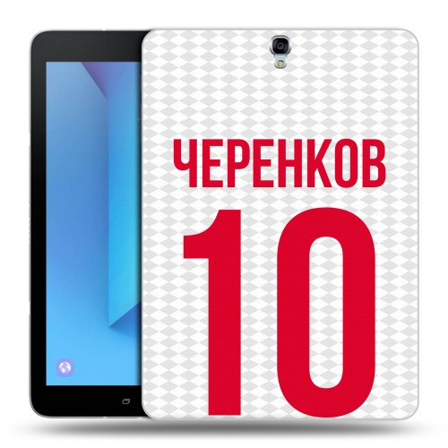 Дизайнерский силиконовый чехол для Samsung Galaxy Tab S3 Red White Fans