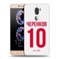 Дизайнерский пластиковый чехол для LeRee Le3 Red White Fans