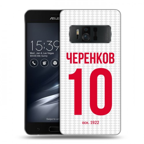 Дизайнерский силиконовый чехол для ASUS ZenFone AR Red White Fans