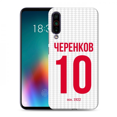 Дизайнерский силиконовый чехол для Meizu 16T Red White Fans