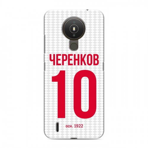 Дизайнерский силиконовый чехол для Nokia 1.4 Red White Fans