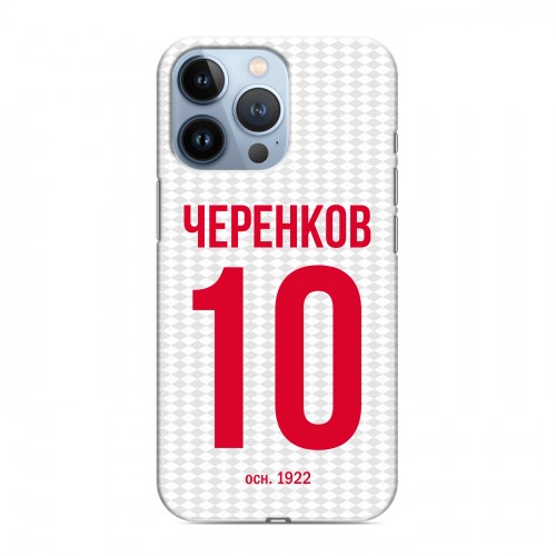 Дизайнерский силиконовый чехол для Iphone 13 Pro Red White Fans