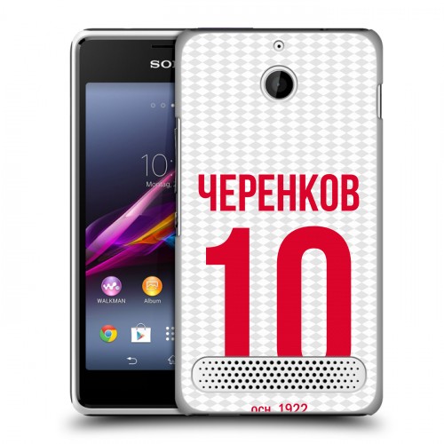 Дизайнерский силиконовый чехол для Sony Xperia E1 Red White Fans