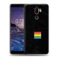 Дизайнерский пластиковый чехол для Nokia 7 Plus Кассеты из 90х