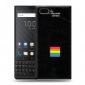 Дизайнерский пластиковый чехол для BlackBerry KEY2 Кассеты из 90х