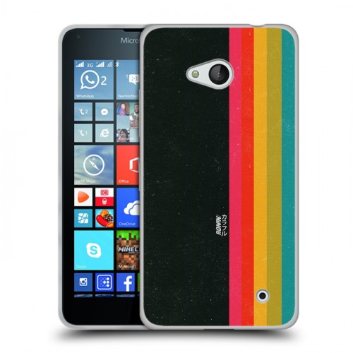 Дизайнерский пластиковый чехол для Microsoft Lumia 640 Кассеты из 90х