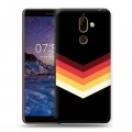 Дизайнерский пластиковый чехол для Nokia 7 Plus Кассеты из 90х