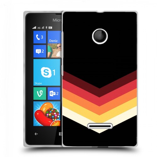 Дизайнерский пластиковый чехол для Microsoft Lumia 435 Кассеты из 90х