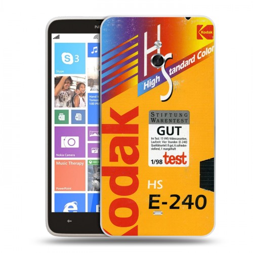 Дизайнерский пластиковый чехол для Nokia Lumia 1320 Кассеты из 90х