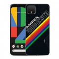 Дизайнерский пластиковый чехол для Google Pixel 4 Кассеты из 90х