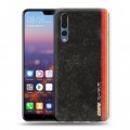 Дизайнерский силиконовый с усиленными углами чехол для Huawei P20 Pro Кассеты из 90х