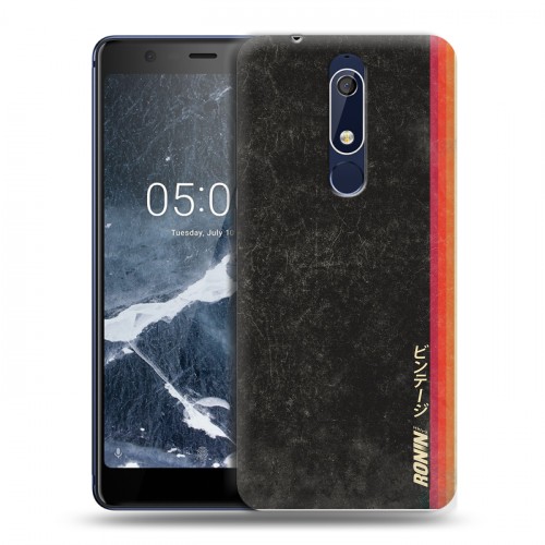 Дизайнерский пластиковый чехол для Nokia 5.1 Кассеты из 90х