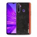 Дизайнерский силиконовый чехол для Realme 5 Кассеты из 90х