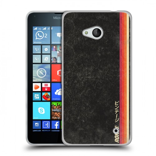 Дизайнерский пластиковый чехол для Microsoft Lumia 640 Кассеты из 90х