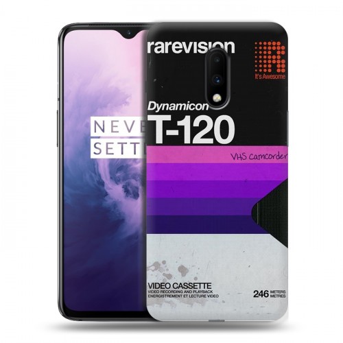 Дизайнерский пластиковый чехол для OnePlus 7 Кассеты из 90х