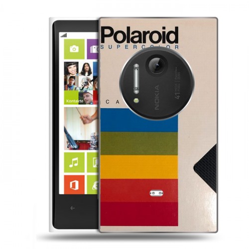 Дизайнерский пластиковый чехол для Nokia Lumia 1020 Кассеты из 90х