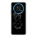 Дизайнерский силиконовый чехол для Huawei Honor Magic 4 Lite 5G Минимализм на черном