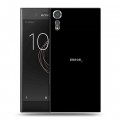 Дизайнерский пластиковый чехол для Sony Xperia XZs Минимализм на черном