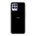 Дизайнерский силиконовый чехол для Realme 8i Минимализм на черном