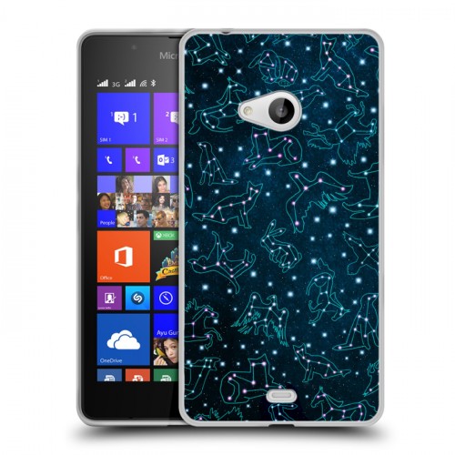 Дизайнерский пластиковый чехол для Microsoft Lumia 540 Созвездия