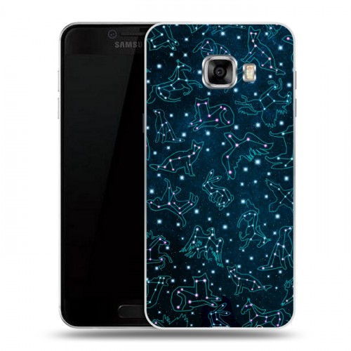 Дизайнерский пластиковый чехол для Samsung Galaxy C5 Созвездия