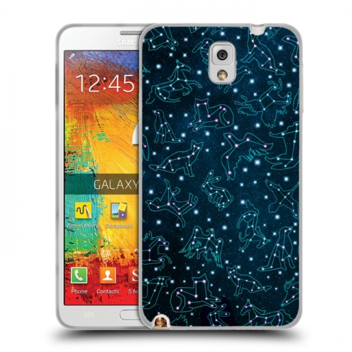 Дизайнерский пластиковый чехол для Samsung Galaxy Note 3 Созвездия