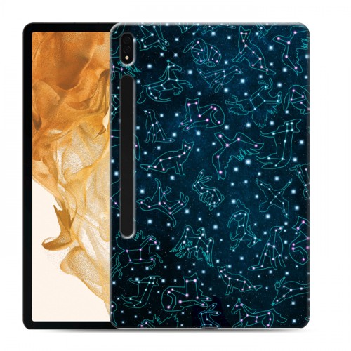 Дизайнерский силиконовый чехол для Samsung Galaxy Tab S8 Plus Созвездия