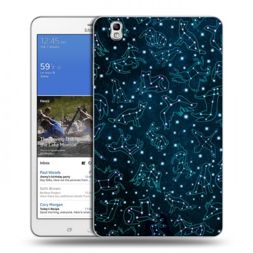 Дизайнерский силиконовый чехол для Samsung Galaxy Tab Pro 8.4 Созвездия