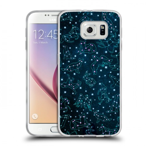Дизайнерский пластиковый чехол для Samsung Galaxy S6 Созвездия