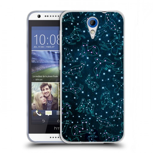 Дизайнерский пластиковый чехол для HTC Desire 620 Созвездия