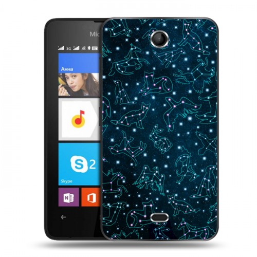 Дизайнерский силиконовый чехол для Microsoft Lumia 430 Dual SIM Созвездия