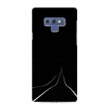 Дизайнерский силиконовый чехол для Samsung Galaxy Note 9 Минимализм на черном