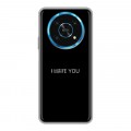 Дизайнерский силиконовый чехол для Huawei Honor Magic 4 Lite 5G Минимализм на черном