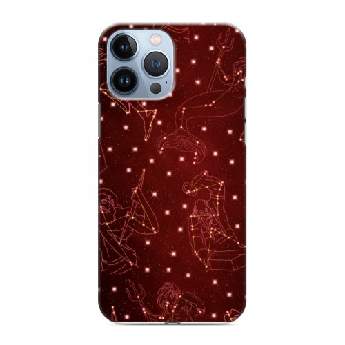 Дизайнерский силиконовый чехол для Iphone 13 Pro Max Созвездия