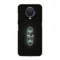 Дизайнерский силиконовый чехол для Nokia G20 Минимализм на черном
