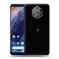 Дизайнерский силиконовый чехол для Nokia 9 PureView Минимализм на черном