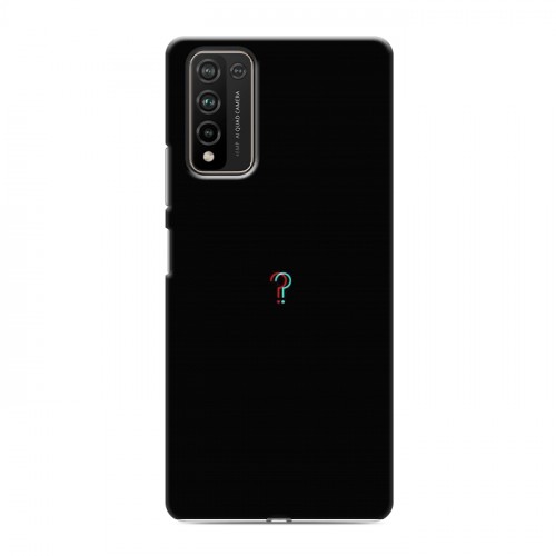 Дизайнерский пластиковый чехол для Huawei Honor 10X Lite Минимализм на черном