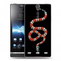 Дизайнерский пластиковый чехол для Sony Xperia S Хайп и мода