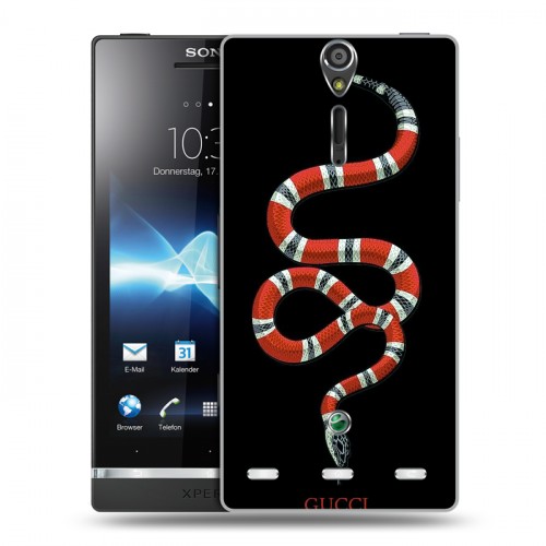 Дизайнерский пластиковый чехол для Sony Xperia S Хайп и мода