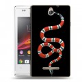 Дизайнерский пластиковый чехол для Sony Xperia E Хайп и мода