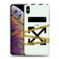 Дизайнерский силиконовый чехол для Iphone Xs Max Хайп и мода