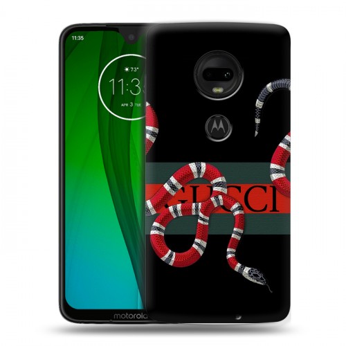 Дизайнерский силиконовый чехол для Motorola Moto G7 Хайп и мода