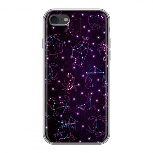 Дизайнерский силиконовый чехол для Iphone 7 Созвездия