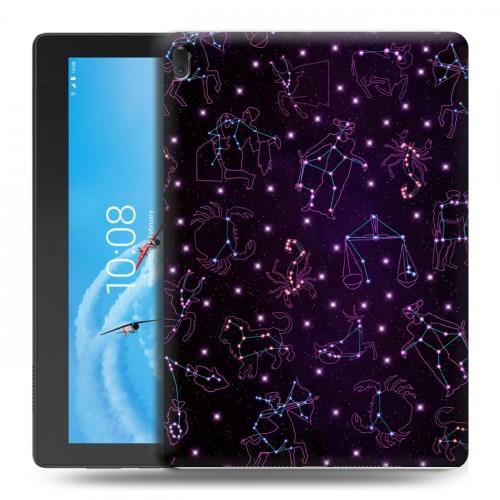 Дизайнерский силиконовый чехол для Lenovo Tab E10 Созвездия