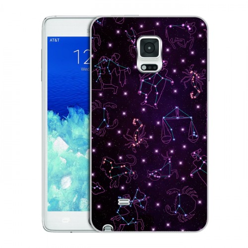 Дизайнерский пластиковый чехол для Samsung Galaxy Note Edge Созвездия