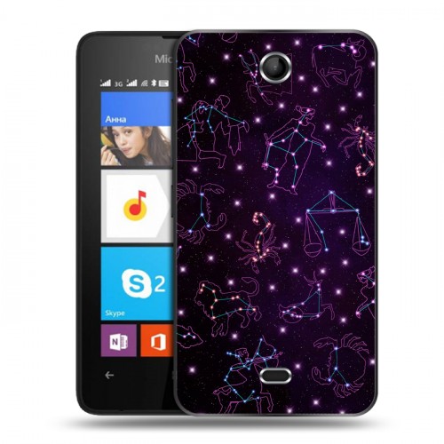 Дизайнерский силиконовый чехол для Microsoft Lumia 430 Dual SIM Созвездия