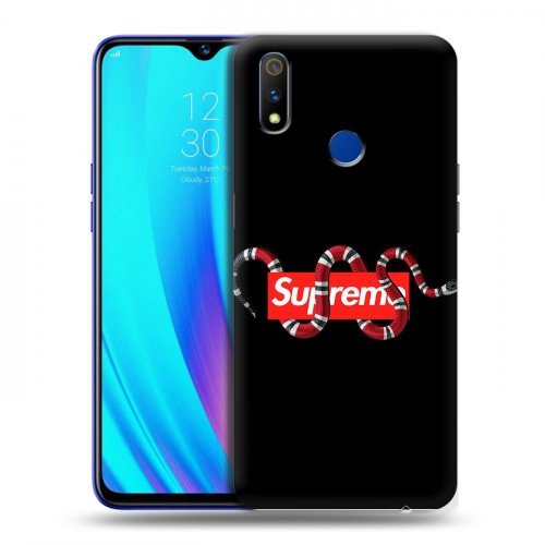 Дизайнерский пластиковый чехол для Realme 3 Pro Хайп и мода