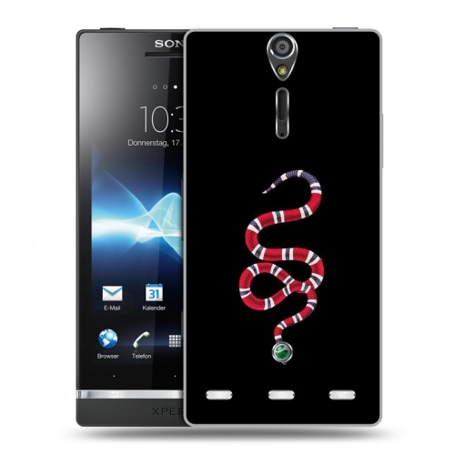 Дизайнерский пластиковый чехол для Sony Xperia S Хайп и мода