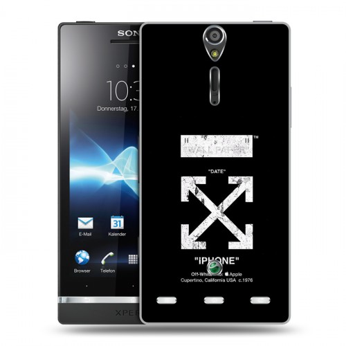 Дизайнерский пластиковый чехол для Sony Xperia S Хайп и мода