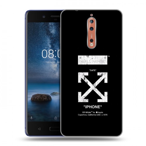 Дизайнерский пластиковый чехол для Nokia 8 Хайп и мода